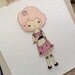 Articulated Paper Doll Print - Peony
