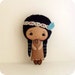 Native American Girl pdf Pattern