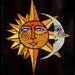 Patch Sun Moon Embroidered Patch 6"