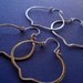 Moroccan Inspired Exotic Hoops - Sterling Silver or 14kt Gold Filled