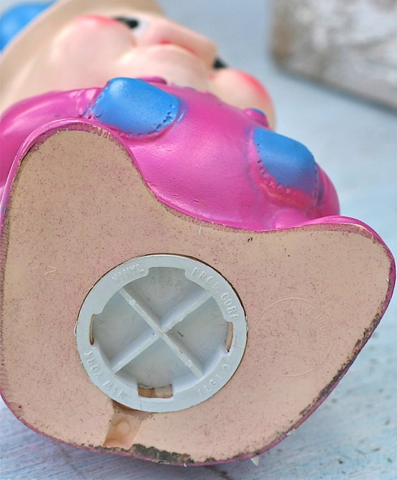 Vintage Vinyl Pig Piggy Bank