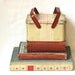 Vintage Tin Picnic Basket Lunch Box