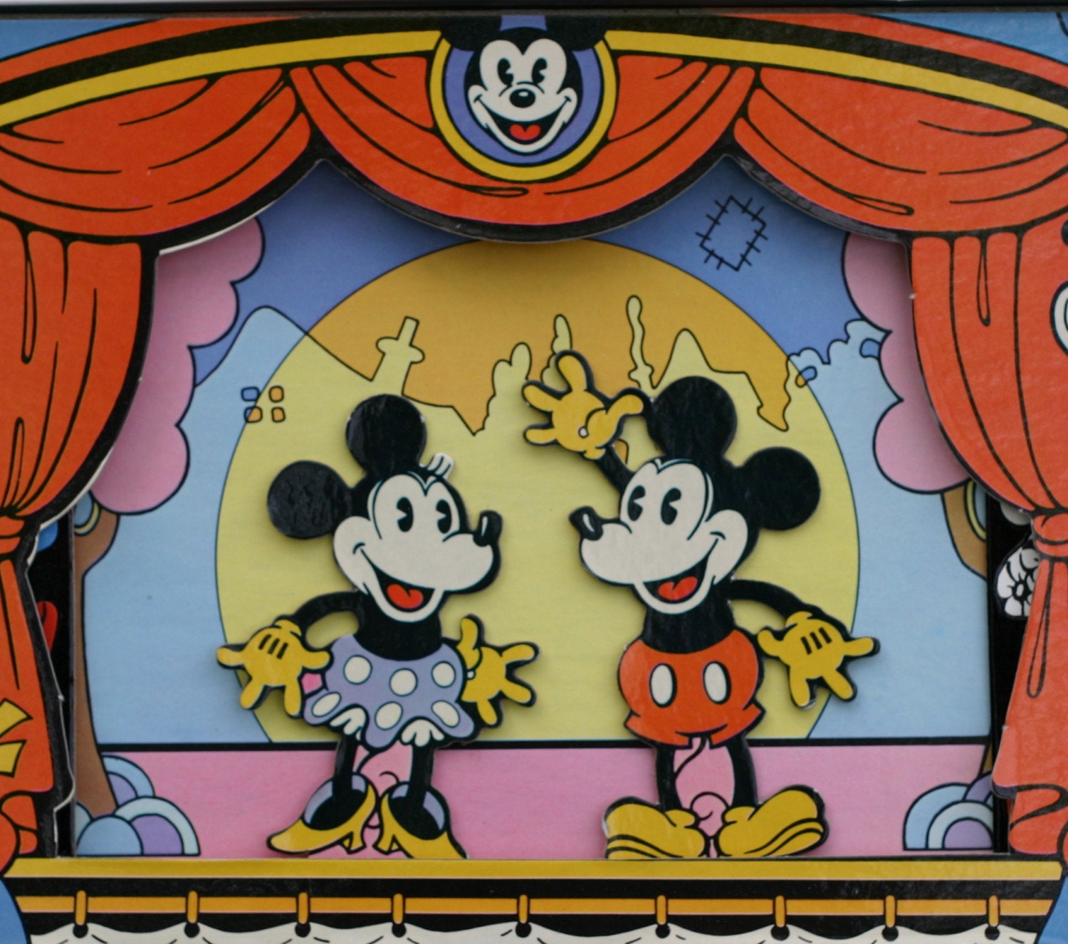 Vintage Colorforms Mickey Mouse Puppetforms