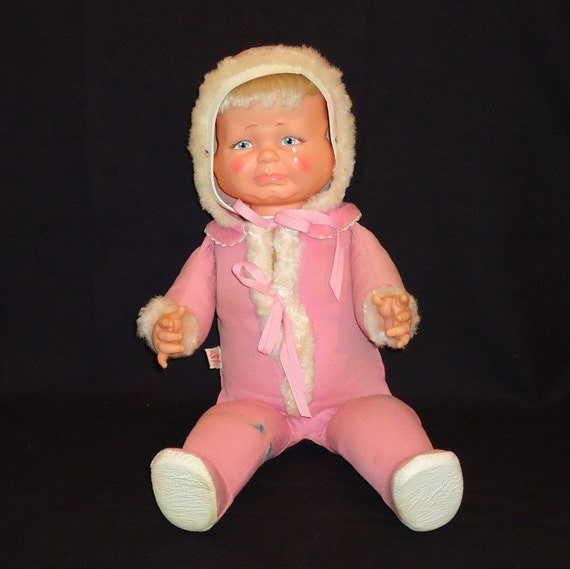 Vintage Mattel Little Lost Baby Three Face Doll Adorable