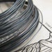 22 gauge black patina, hand antiqued wire, dead soft (10 foot coil) (3 meters) rustic coiled wire coils, 22g 22ga oxidized copper wire
