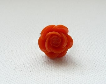 nr-Orange Rose Adjustable Ring