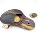 Coin Pouch / Mini Gypsy for Guys Vegan Edition / Faux Leather and Recycled Necktie / Ready to Ship