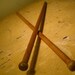 Wooden Knitting Needles 14" and Fat