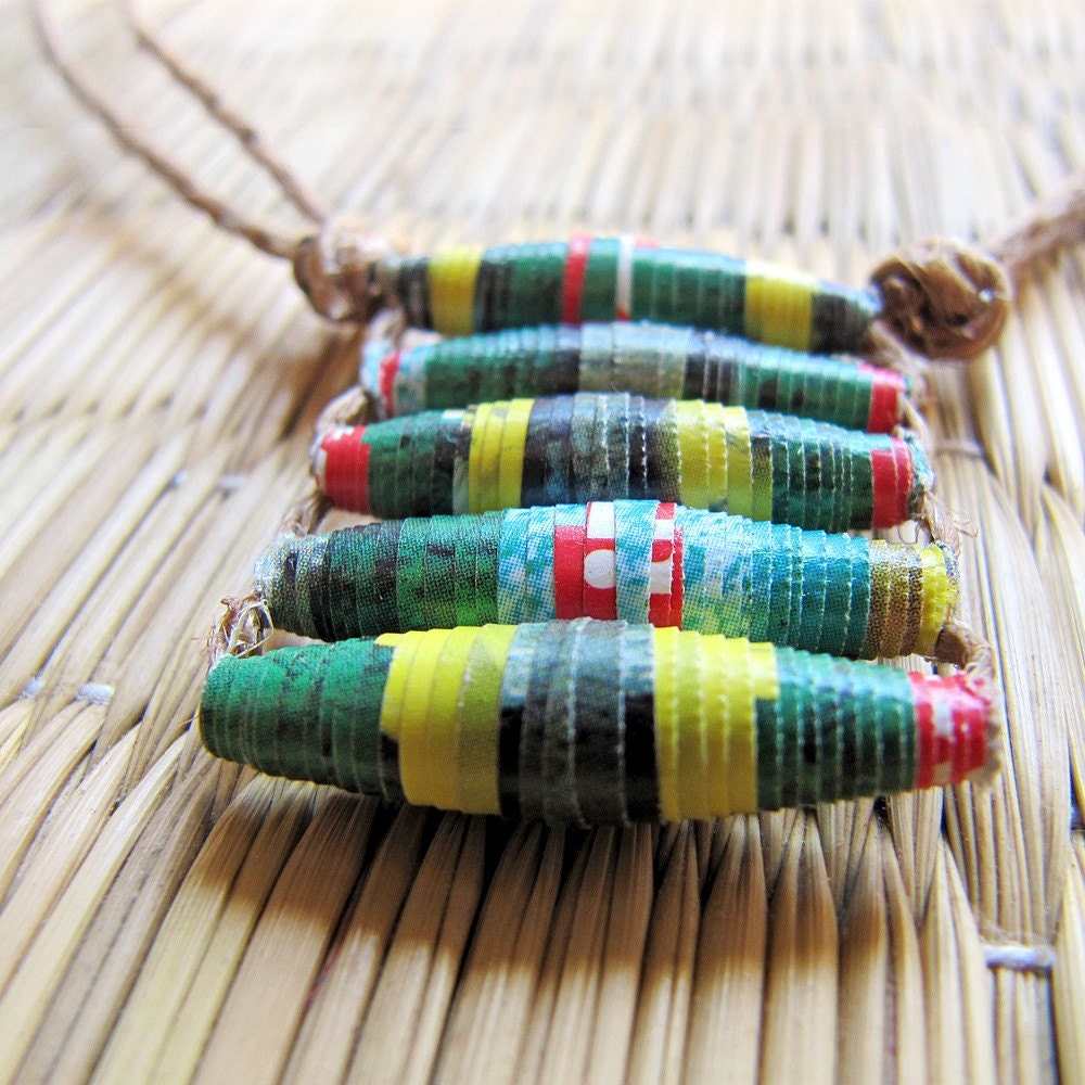 Eco friendly jewelry Eco friendly necklace Lightweight