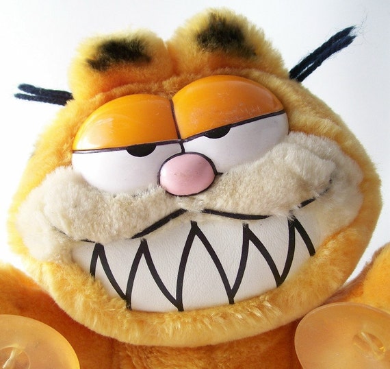 garfield car window plush