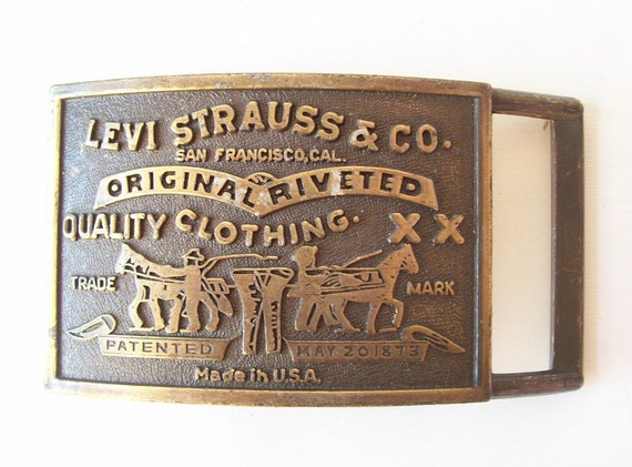 Vintage Levi Strauss Belt Buckle Vintage Levi Strauss Belt Buckle