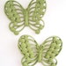 upcycled vintage wall hanging butterfly set home decor decorative retro green spring summer style trends nature butterflies pretty