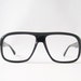 vintage tura black eyeglasses eyewear frames old school birth control horn rim mens retro fashion