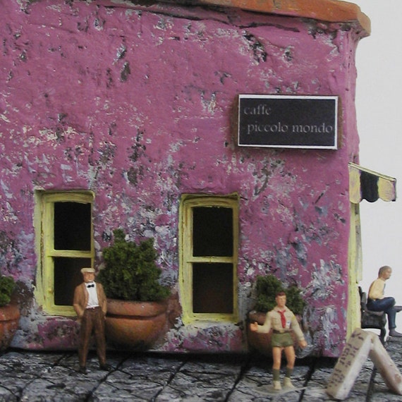 Caffe Piccolo Mondo Summer in Venice Handmade Building