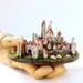 Miniature Medieval Walled Village - Tiny Landscaped French Commune on a Hill by Bewilder and Pine