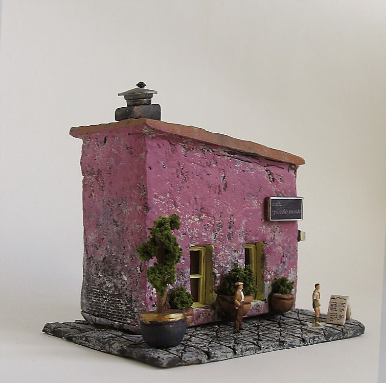 Caffe Piccolo Mondo Summer in Venice Handmade Building