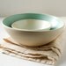 Sale Turquoise and Pistachio Stoneware Nesting Bowl Set