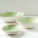 Spring Green Porcelain Nesting Bowls