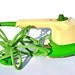 Retro Sunbeam Travel Iron - Neon Lime Green