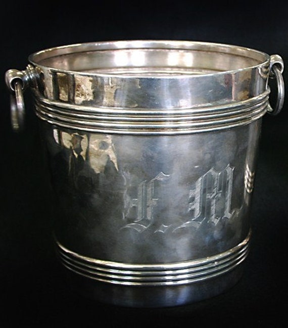 Christofle Silver Plated Wine Cooler Ice Bucket Shabby Chic