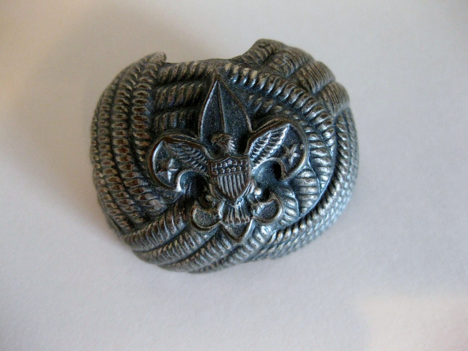 Vintage Boy Scout Neckerchief Scarf Slide