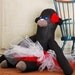 Brown Sock Monkey with Tutu