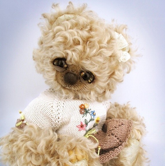 Artist bear emailed PDF PATTERN - Miss X - by Tatiana Scalozub