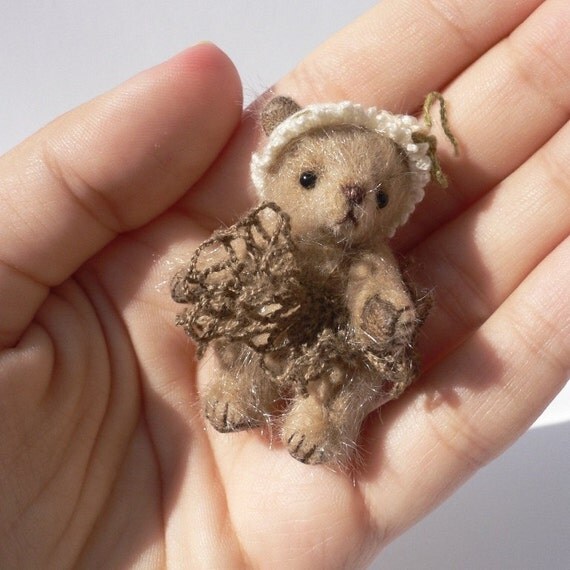 Miniature bear PATTERN Kaori - emailed PDF - by Tatiana Scalozub