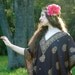 Boho Caftan... Black and Gold Paisley Print... Mini Kaftan... GOLDEN PAISLEY (m/l)