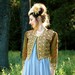 Beaded Indian Cropped Jacket... Gold Silk Jacket... Glam 80s/90s Jacket... BOLLYWOOD (m)