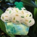 Sale - 1/2 off!  Luck of the Irish - Felt Cupcake Magnet