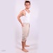 Vintage Linen Summer Pants for Men / High Waisted / Natural Color / Small
