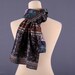 Vintage Boho Mens Scarf / Cotton Nomad Double Scarf