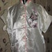 1950 Miss Hollywood Original satin embroidered bed jacket sz 40 New condition