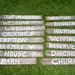 READY TO SHIP 15 signs Barn wood Wedding Sign direction directional country western rustic reclaimed