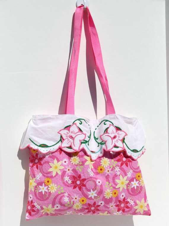 BLACK FRIDAY Reclaimed pillow case tote bag