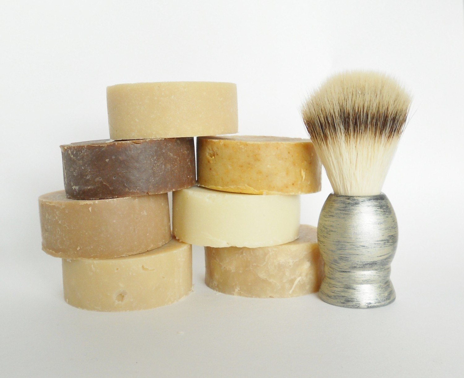 Beer Shaving Soap Gift Set 6 soaps and brush