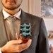 Weird gift for him Felt herrings brooches