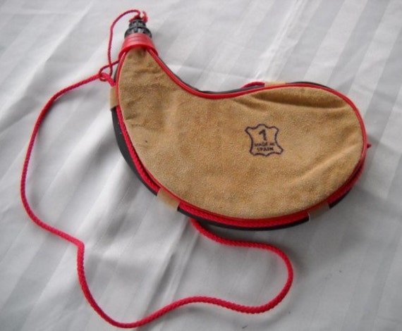 Made in Spain Suede Leather Water Bag