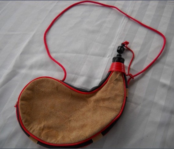 Made in Spain Suede Leather Water Bag