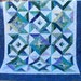 Batik Spin Cycle Lap Quilt