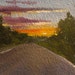 ACEO Sunrise original oil painting
