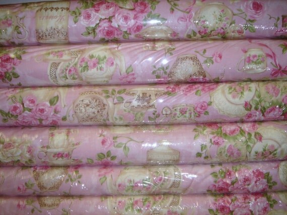 chic rose garden tea teacup fabric pink quilting 1 yd chic pink shabby fabric northcott from chic rose garden tea teacup fabric pink quilting 1 yd chic pink shabby fabric northcott from