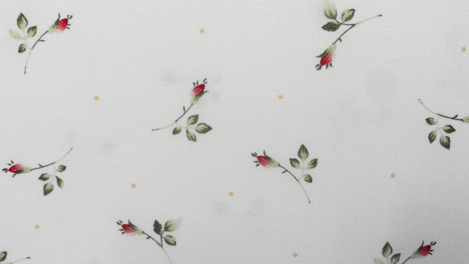 Rose Rosebud Quilt Quillting Fabric Tiny by Cottagexpressions
