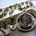 Coco...Sterling Silver Smokey Quartz Gemstone Pendant Necklace