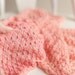 bright pink pucker stretch lace newborn girl 0-3 months baby wrap photo prop READY TO SHIP