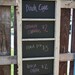 Vintage Window Chalkboard WEDDING Restaurant