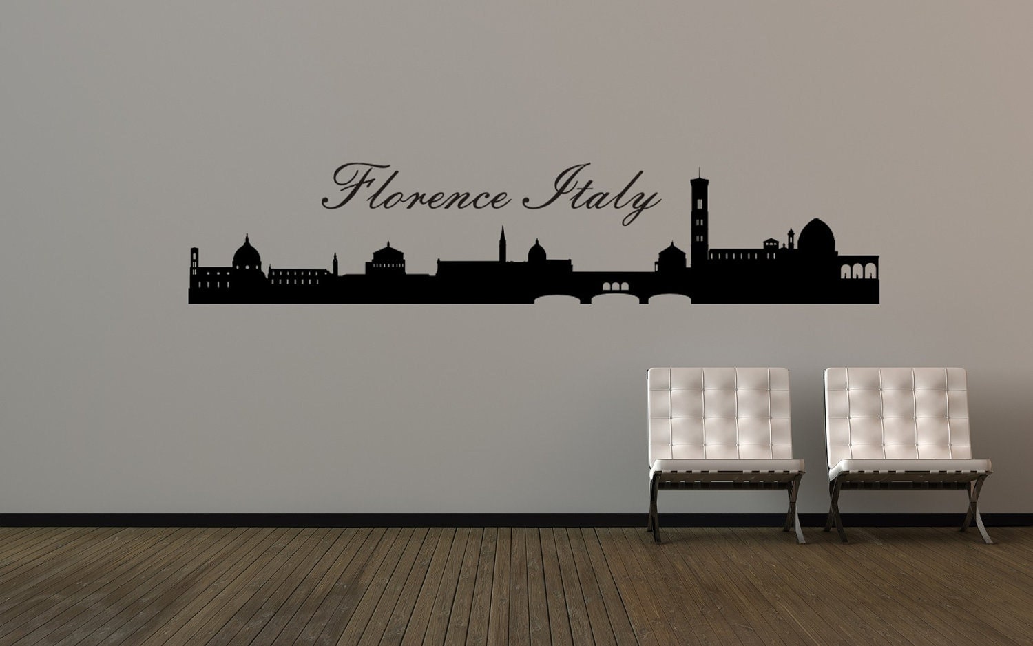 Wall Decal Skyline Italy Wall Decor City by WallStarGraphics