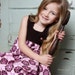 NEW Spring Summer Crochet Dress Amy Butler Fabric FREE shipping to US and Canada