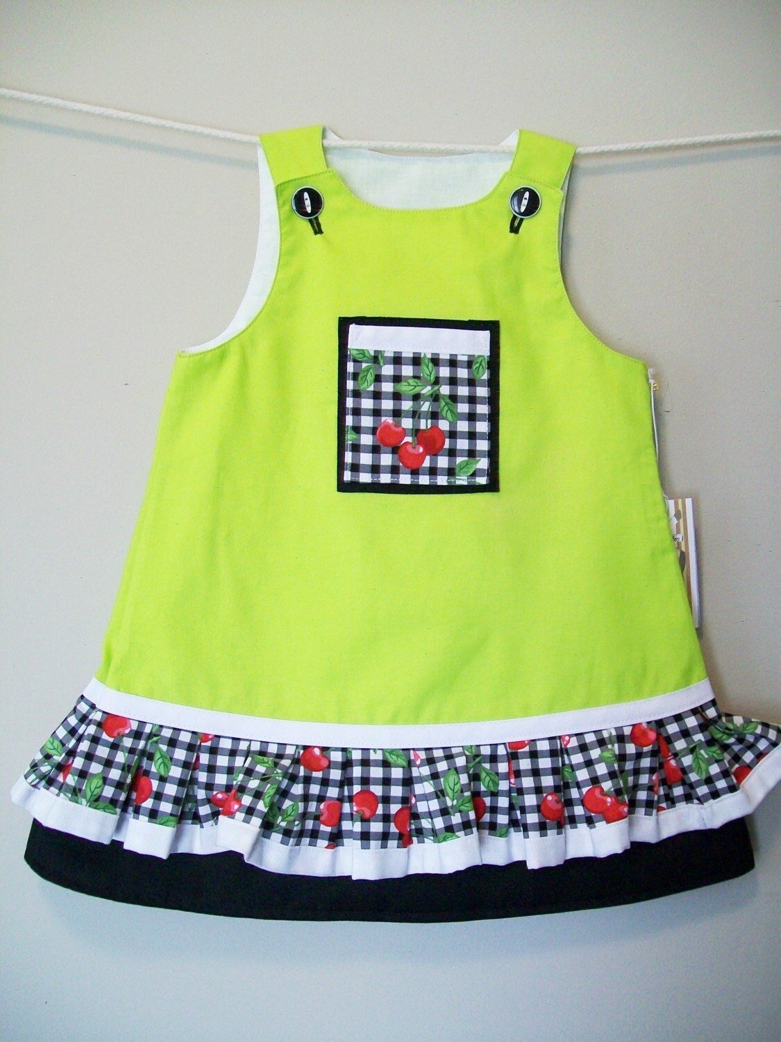 SALE....Cherrie Pleated Children's A-Line Dress/Sugar Chic